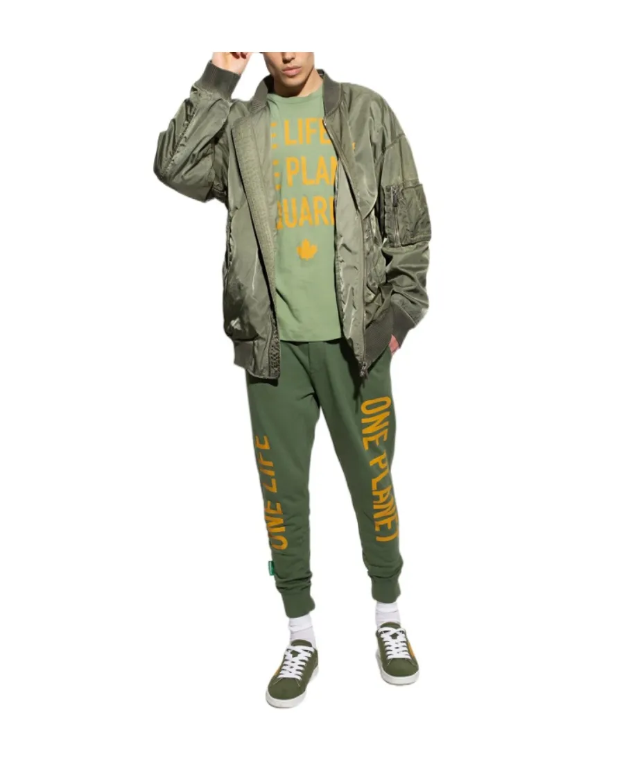 Boxer Leaf-Graphic Low-Top Sneakers