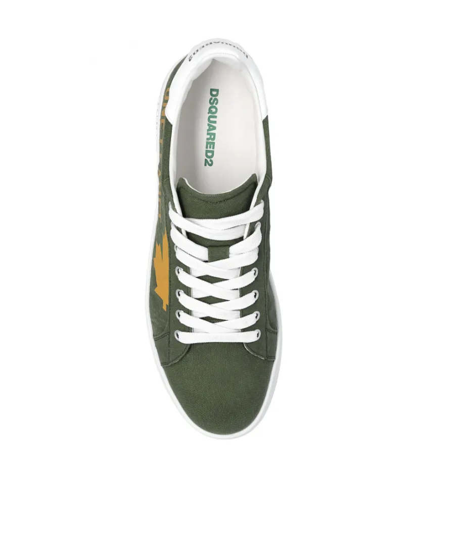 Boxer Leaf-Graphic Low-Top Sneakers