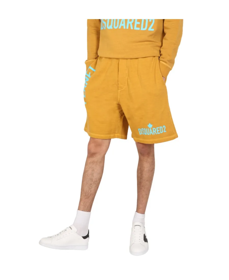 Logo Printed Bermuda Shorts