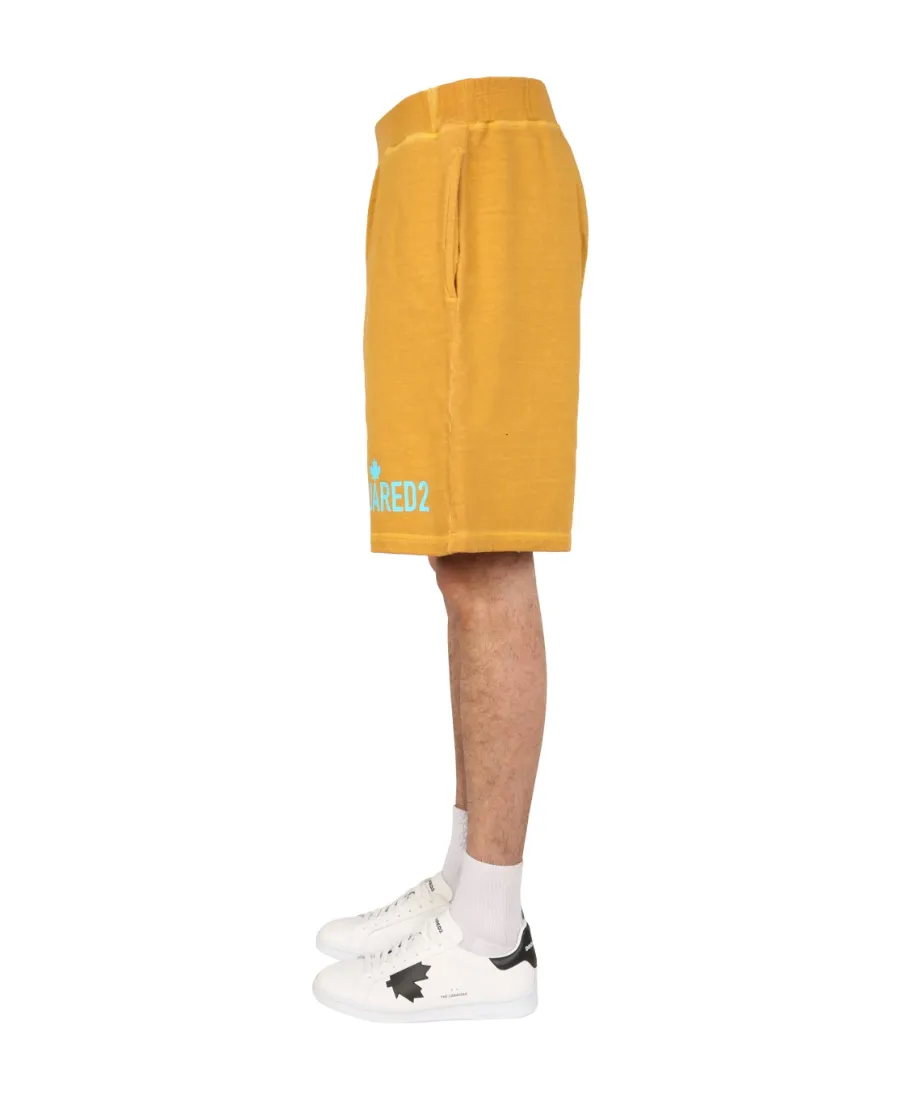 Logo Printed Bermuda Shorts
