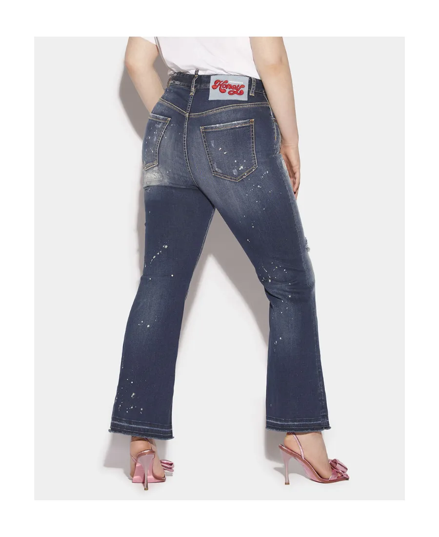 Distressed Flared Jeans