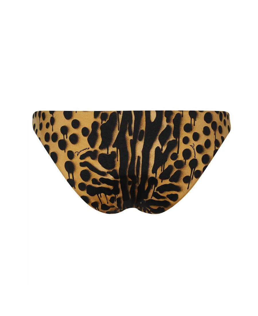 Animal-Print Bikini Bottom