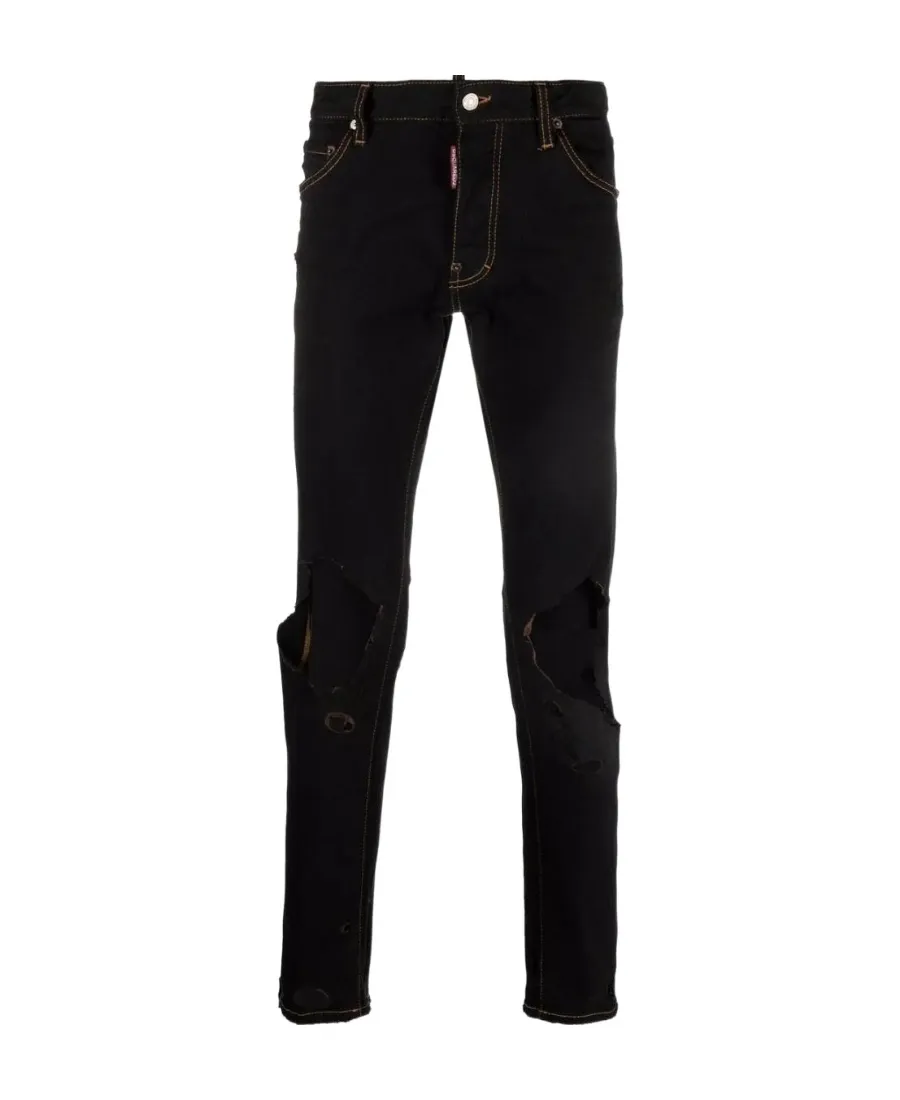 Distressed-Effect Jeans