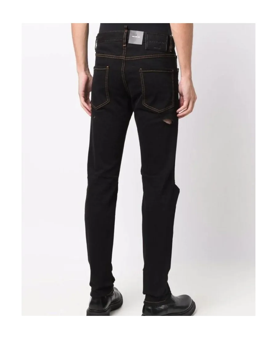 Distressed-Effect Jeans