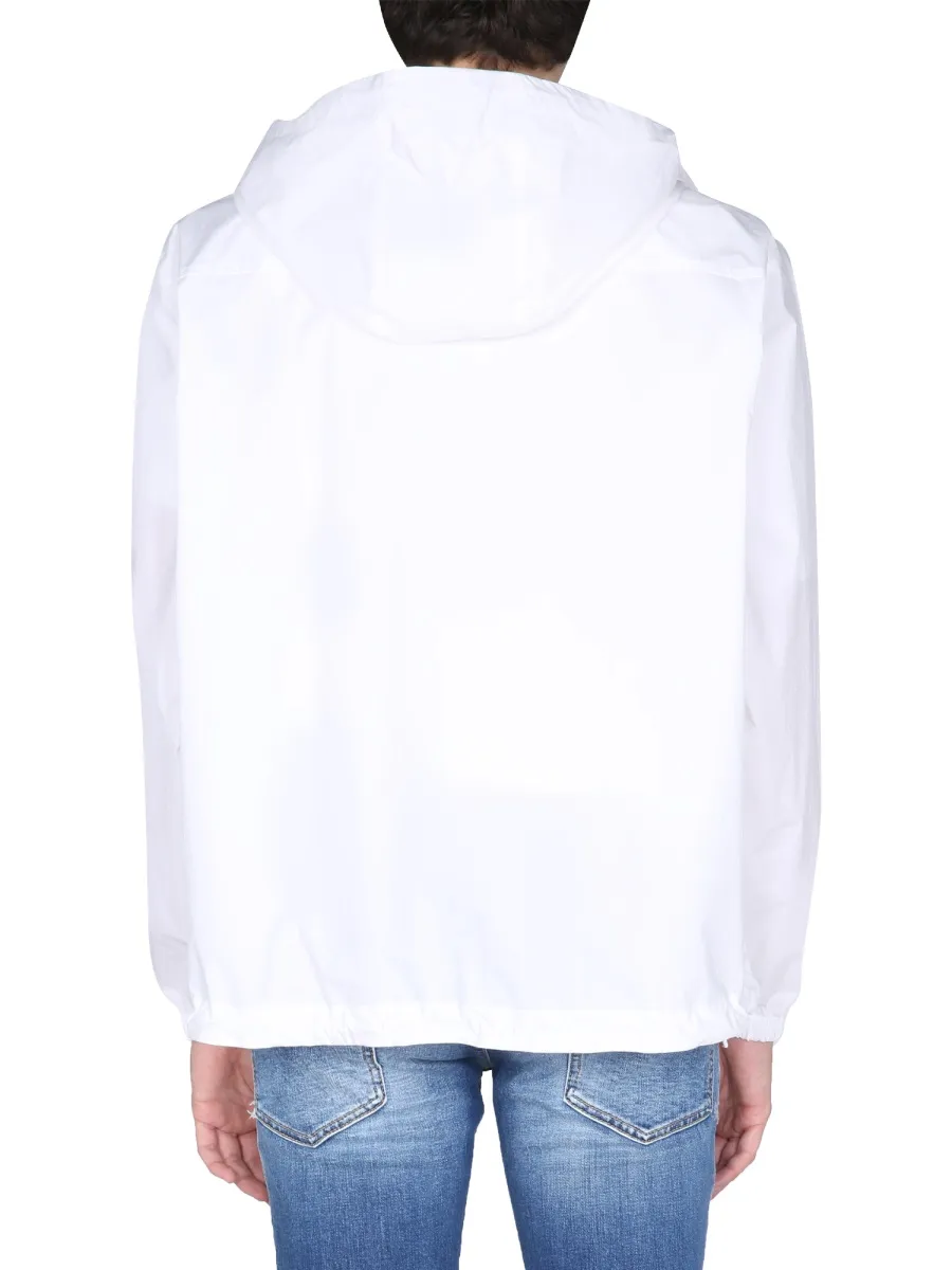Logo Printed Zipped Jacket