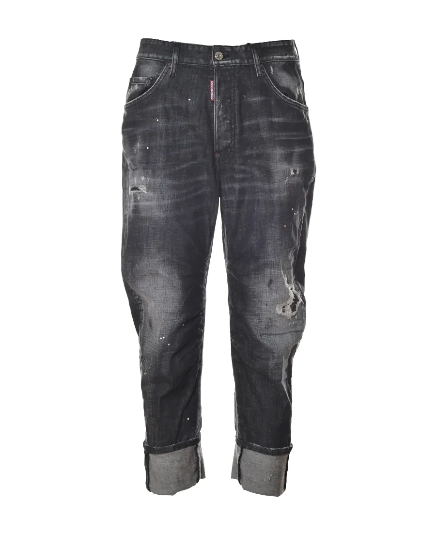 Logo-Patch Denim Jeans