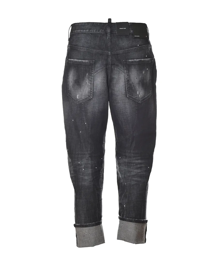 Logo-Patch Denim Jeans