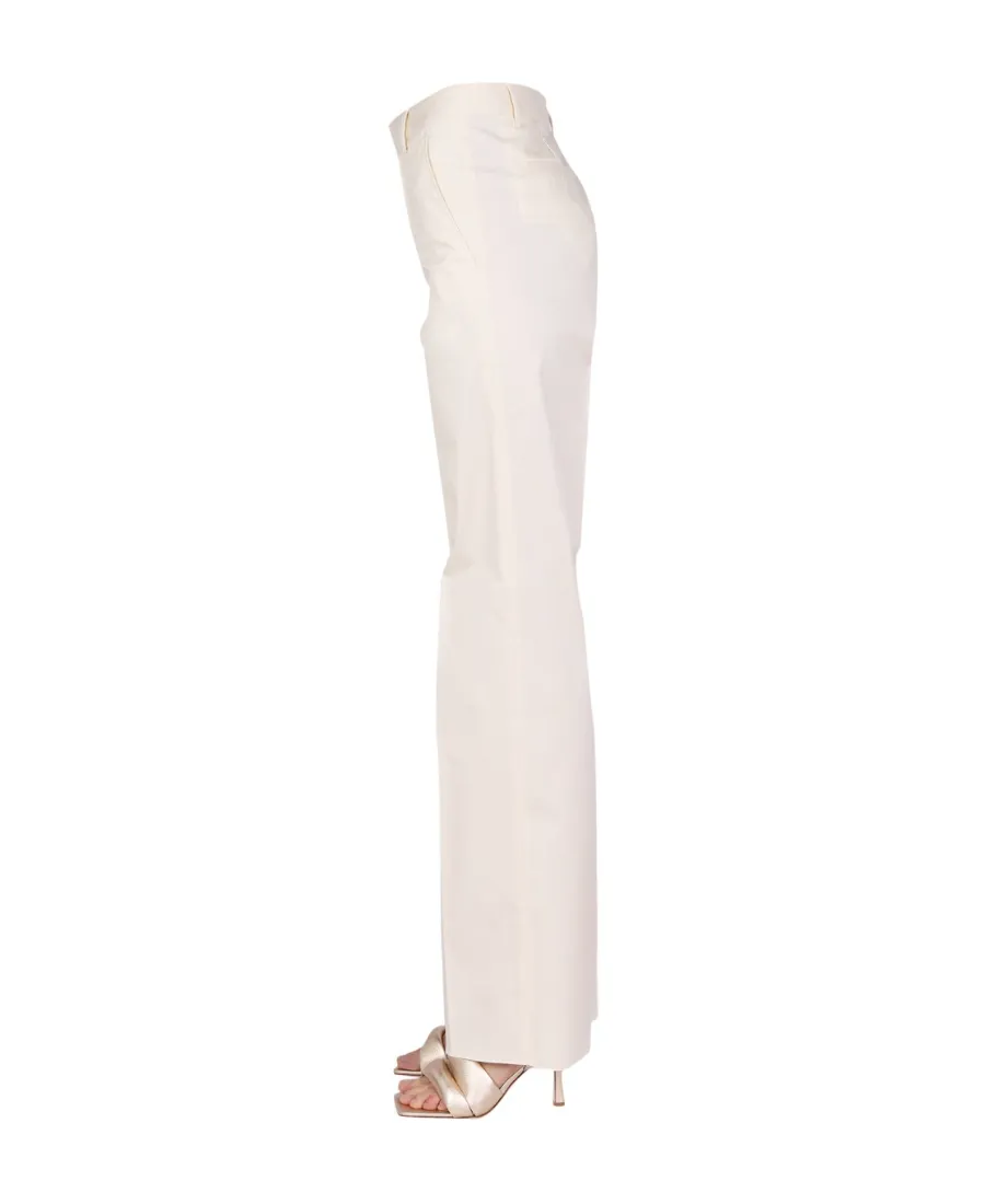 Pleat-Front Detail Pants