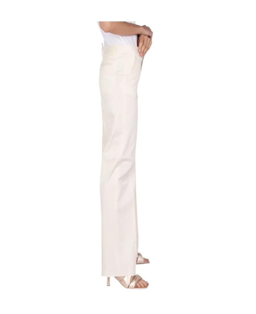 Pleat-Front Detail Pants