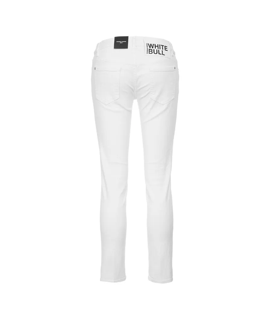Low-Rise Stretched Jeans