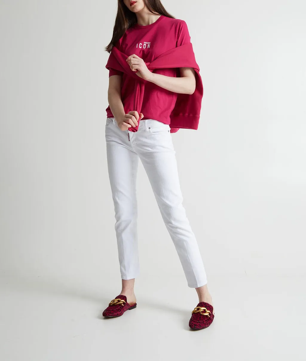 Low-Rise Stretched Jeans