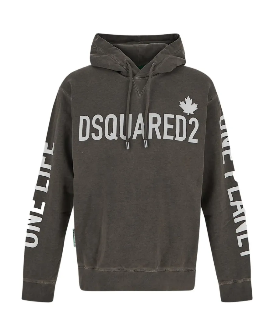 One Life Logo Printed Hoodie