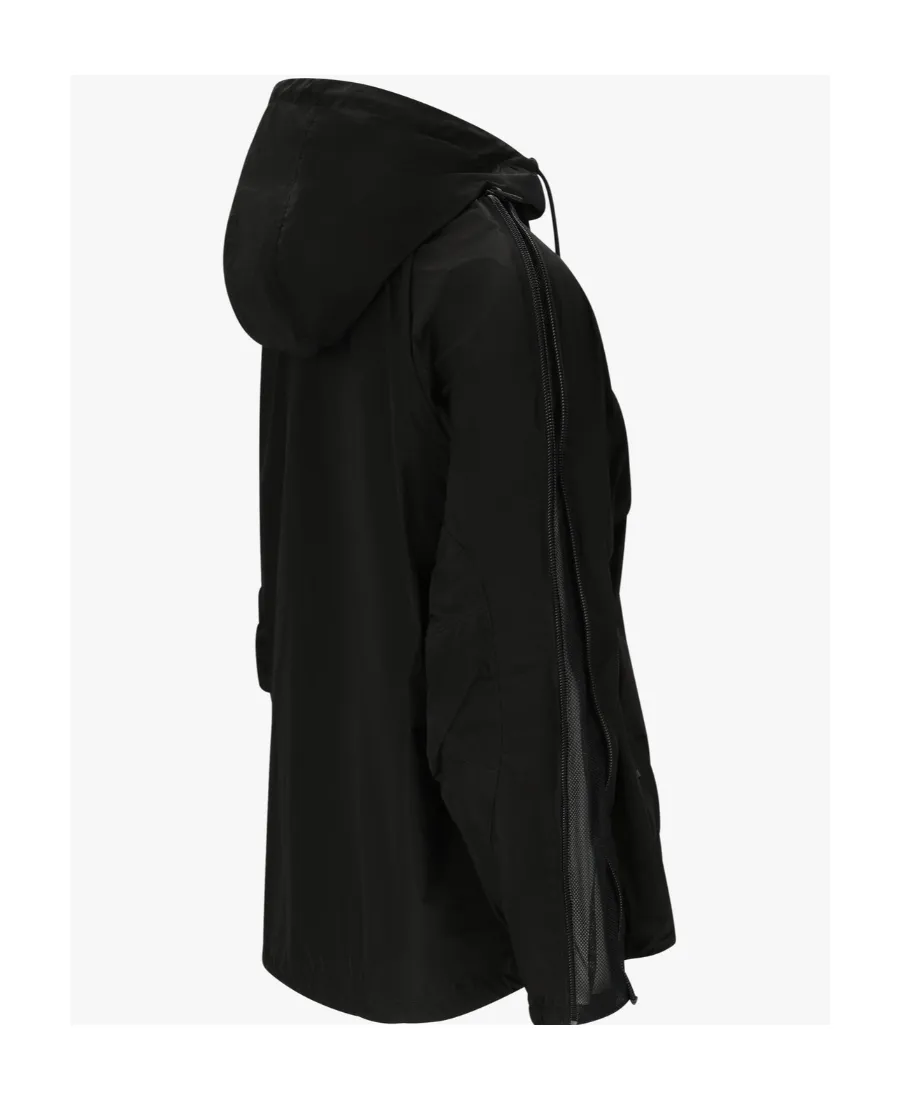 Zipped-Sleeves Hooded Jacket