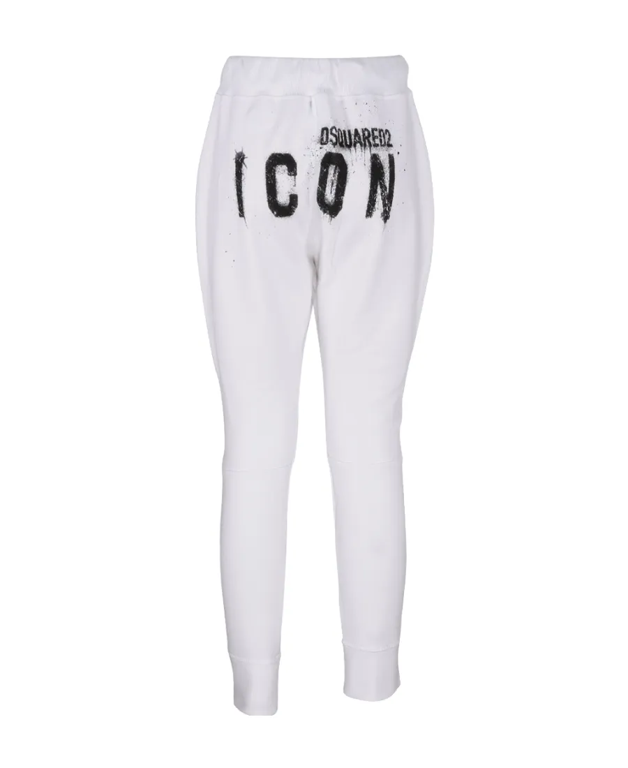 Logo Printed Drawstring Track Pants