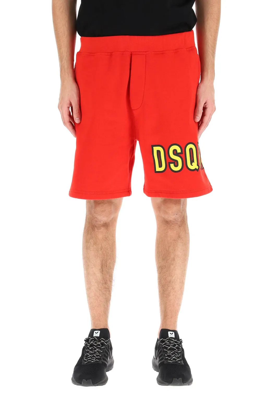 Logo Print Cotton Shorts