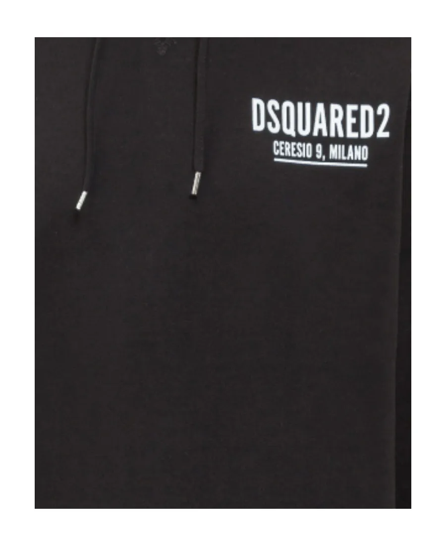Logo Printed Hooded Sweater