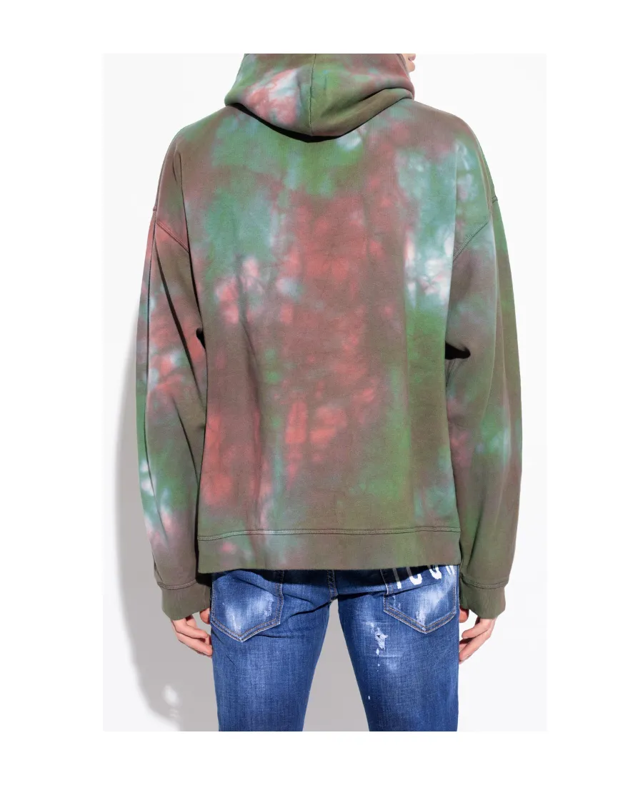 Tie-Dye Printed Hoodie