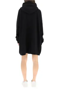 Logo Printed Hoodie Dress