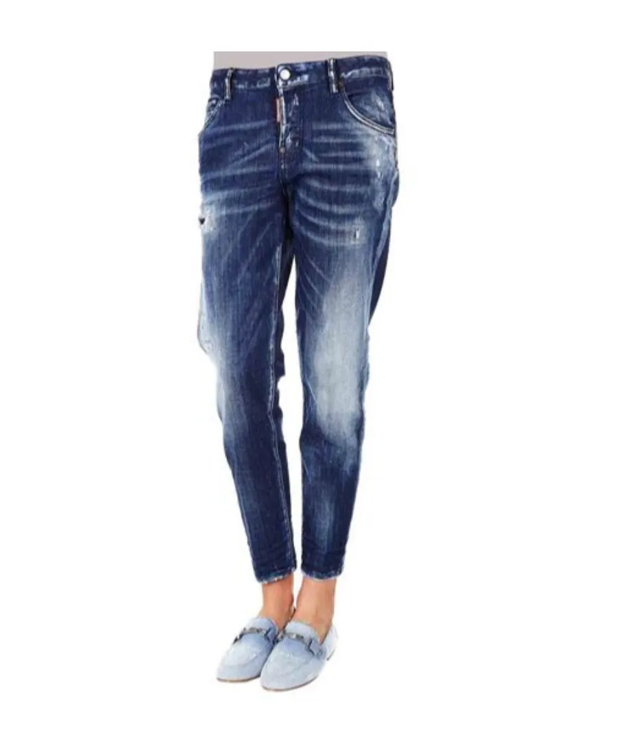 Logo Details Jeans