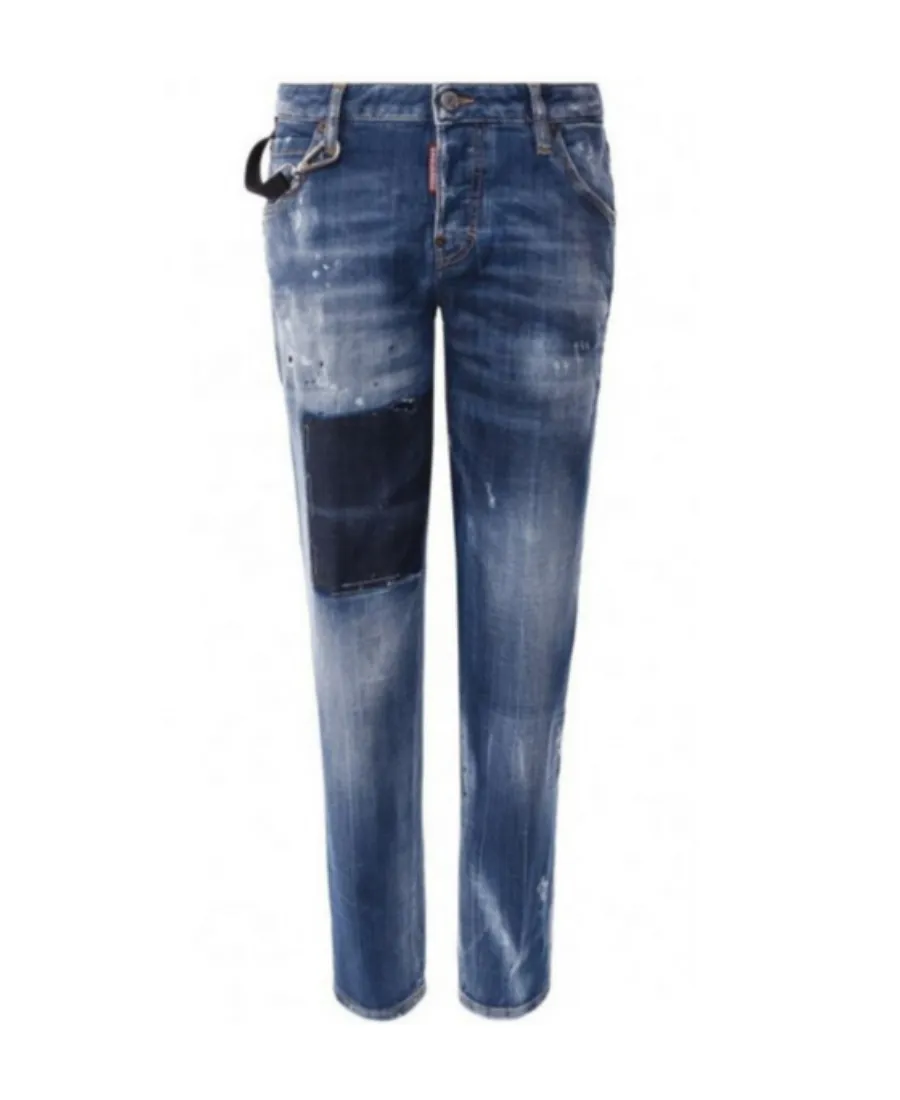 Logo Details Jeans