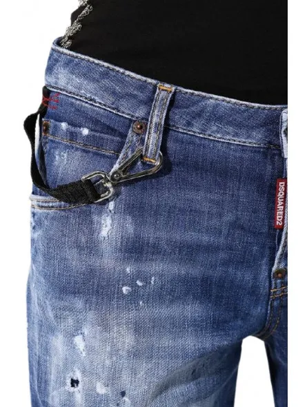 Logo Details Jeans