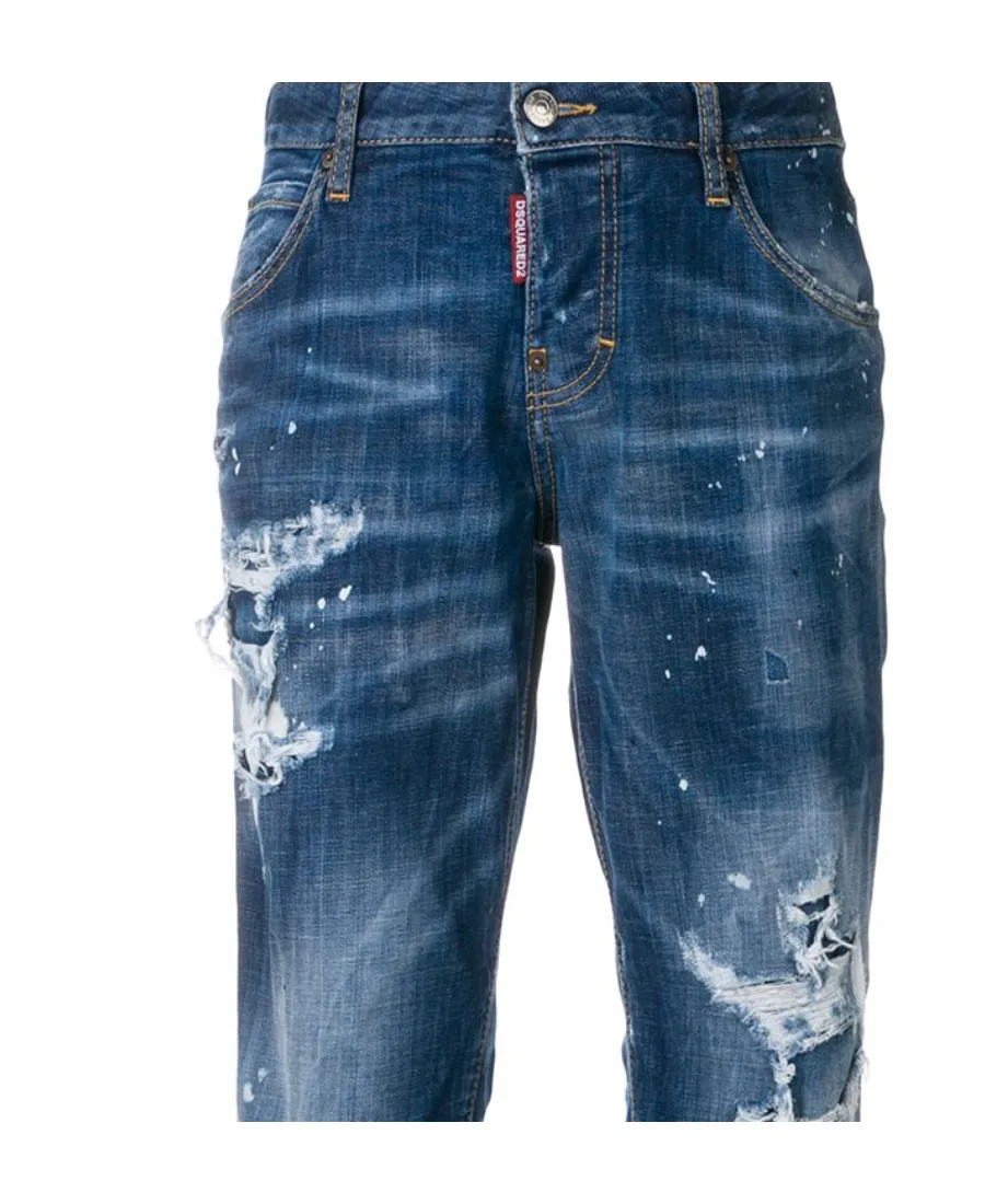 Logo Details Jeans