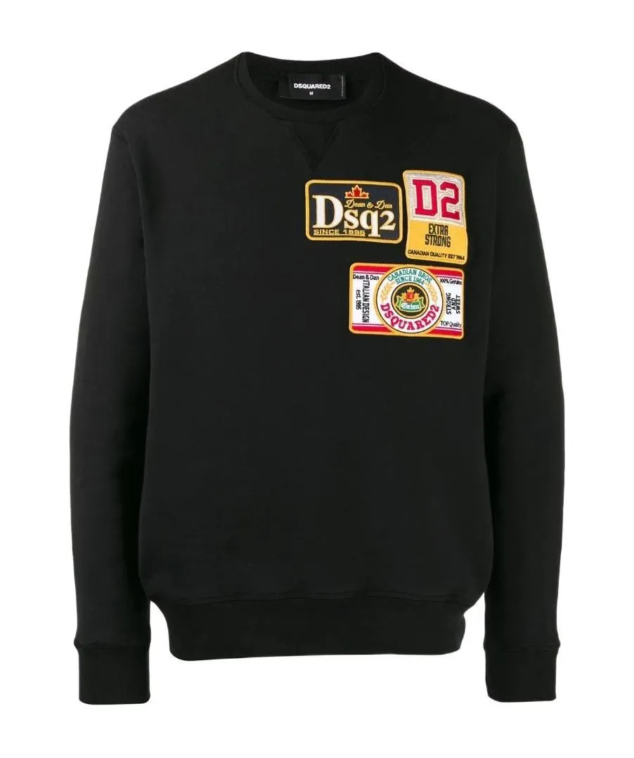 Embroidered Logo Patch Sweater