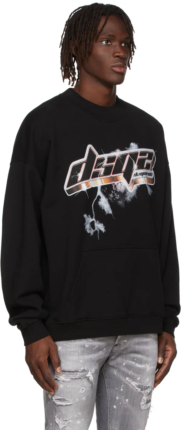 Logo-Print Cotton Jumper