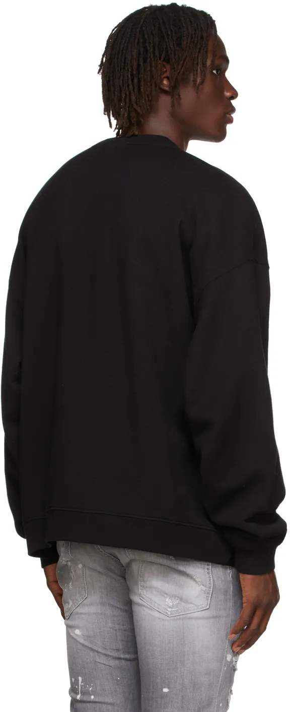 Logo-Print Cotton Jumper