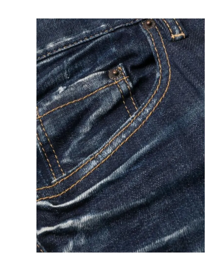 Logo Patch Skater Jeans