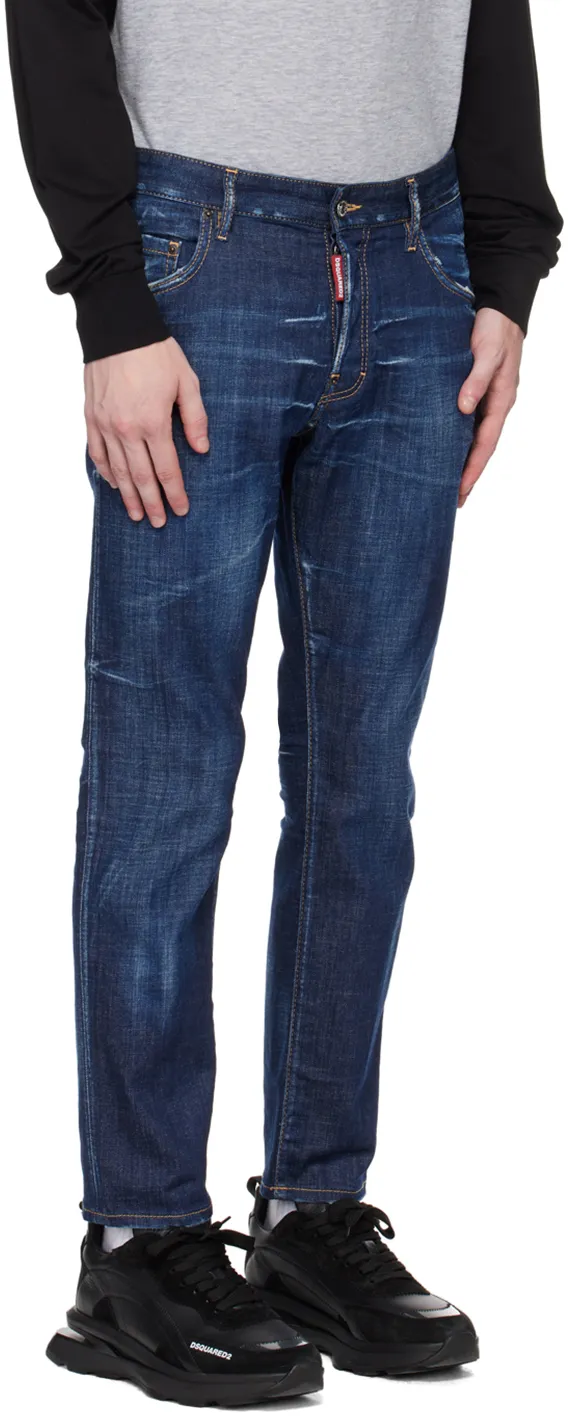 Logo Patch Skater Jeans