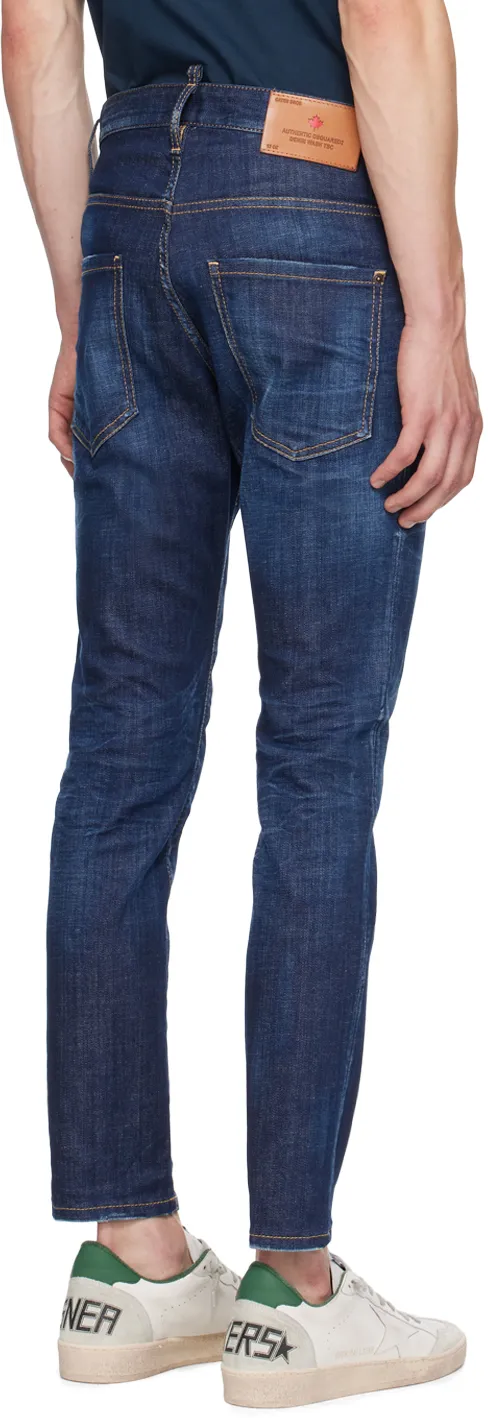 Logo Patch Skater Jeans