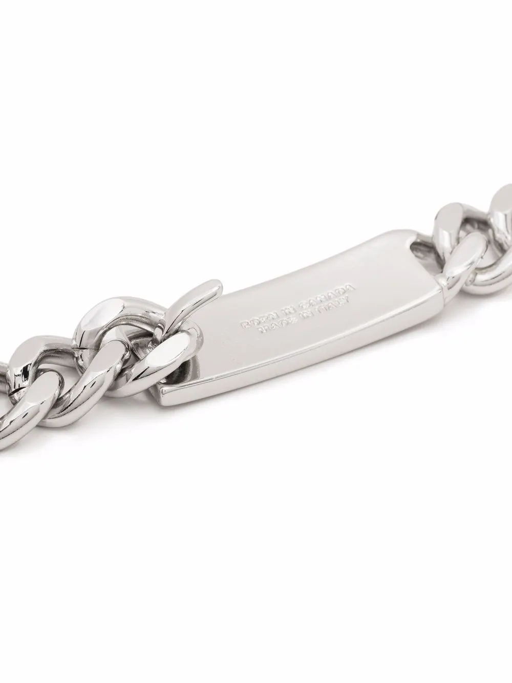 Logo Plaque Chain Necklace