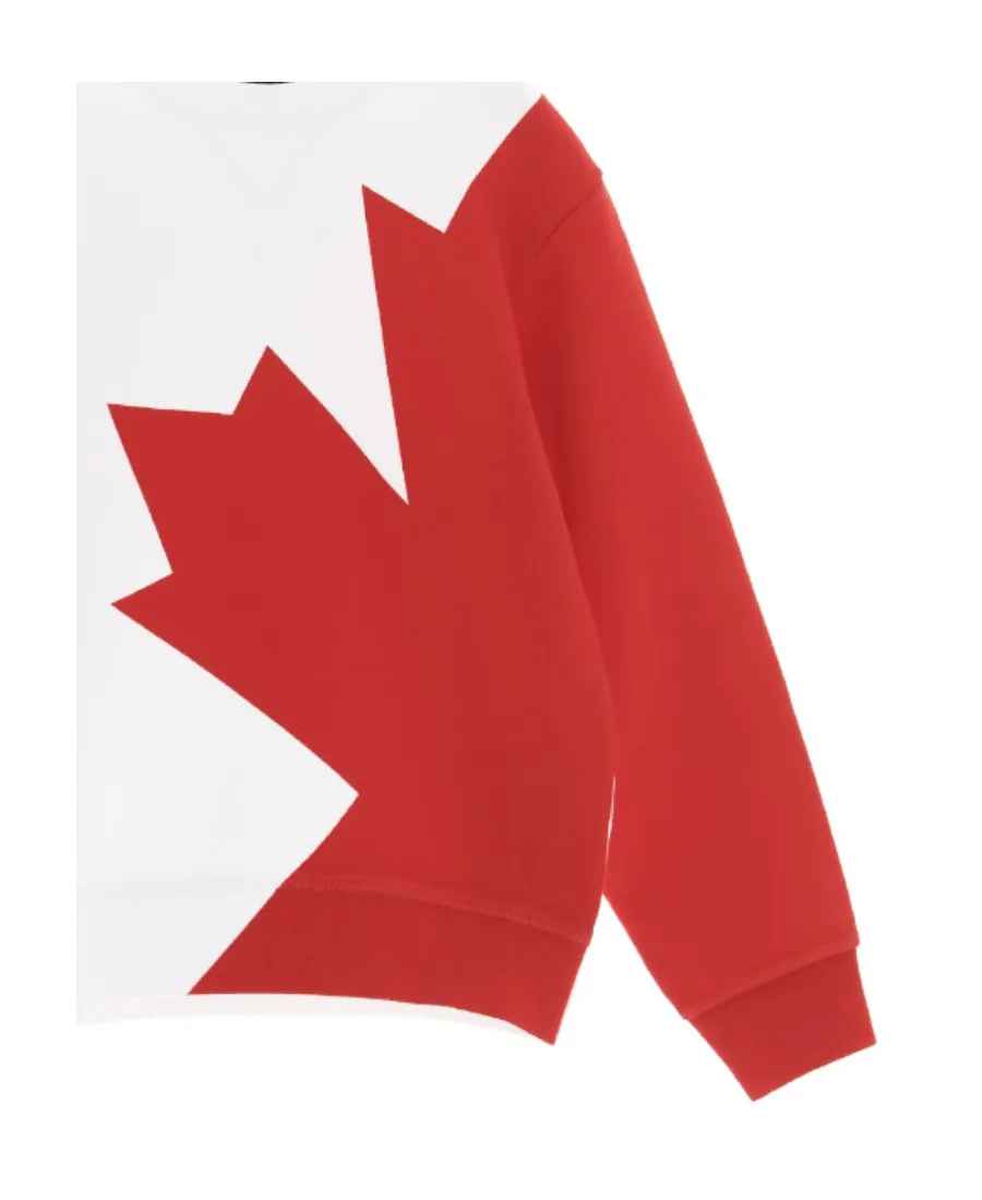 Maple Leaf Printed Sweatshirt