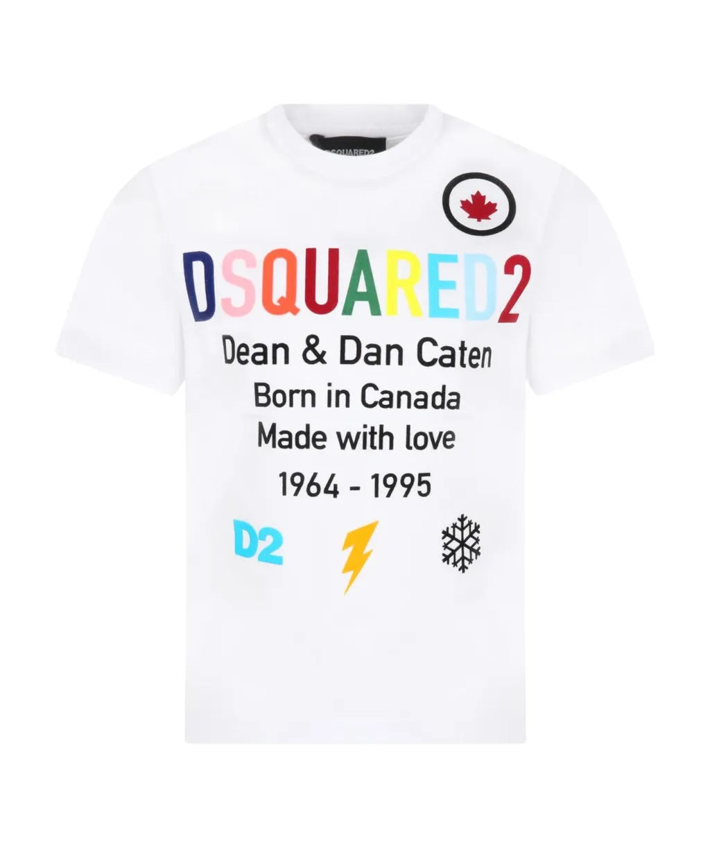 Logo Slogan Printed T-Shirt