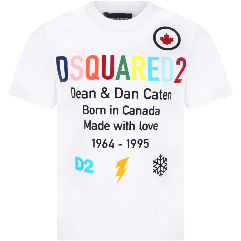 Logo Slogan Printed T-Shirt