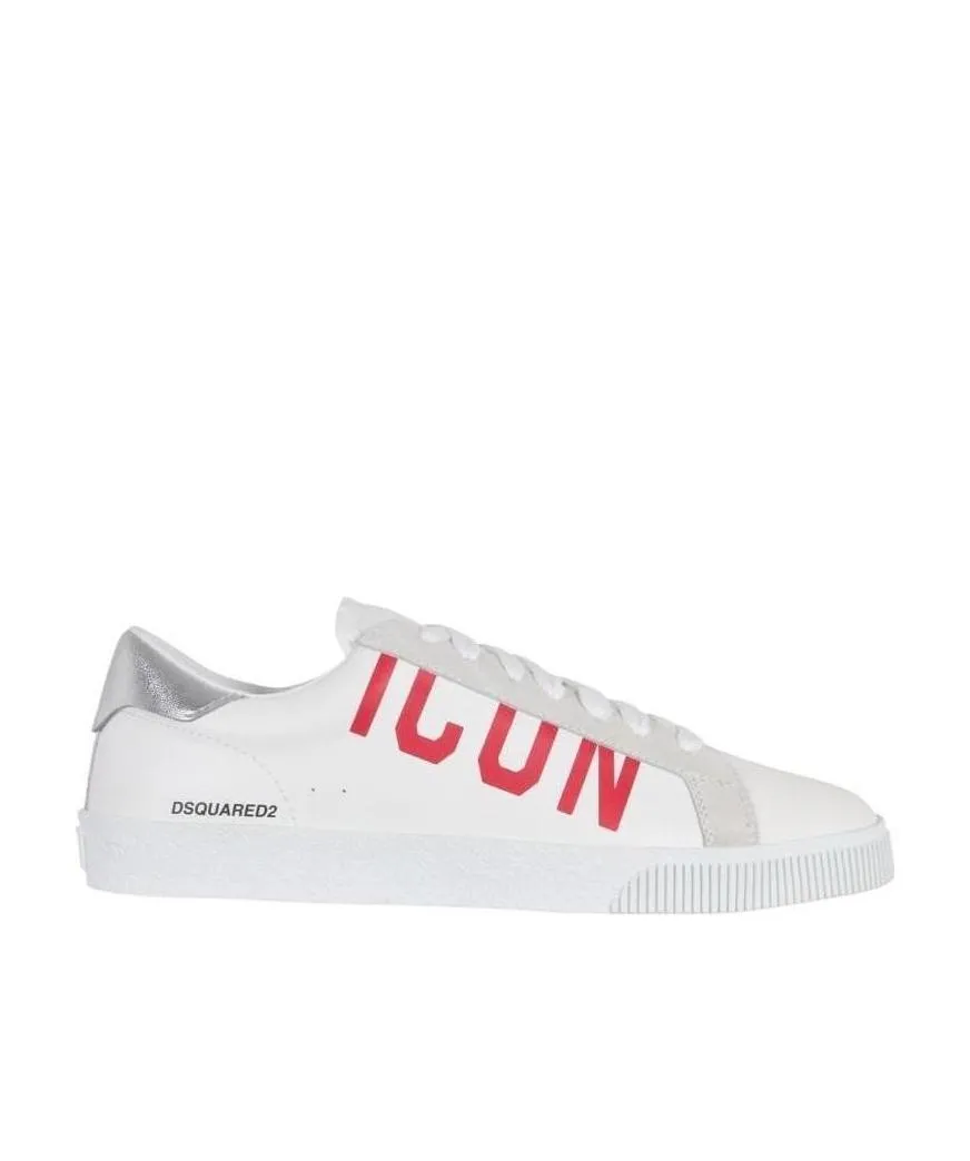 Icon Print Low-Top Sneakers
