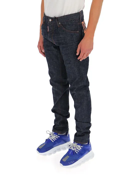Cool Guy Rear Logo Print Jeans