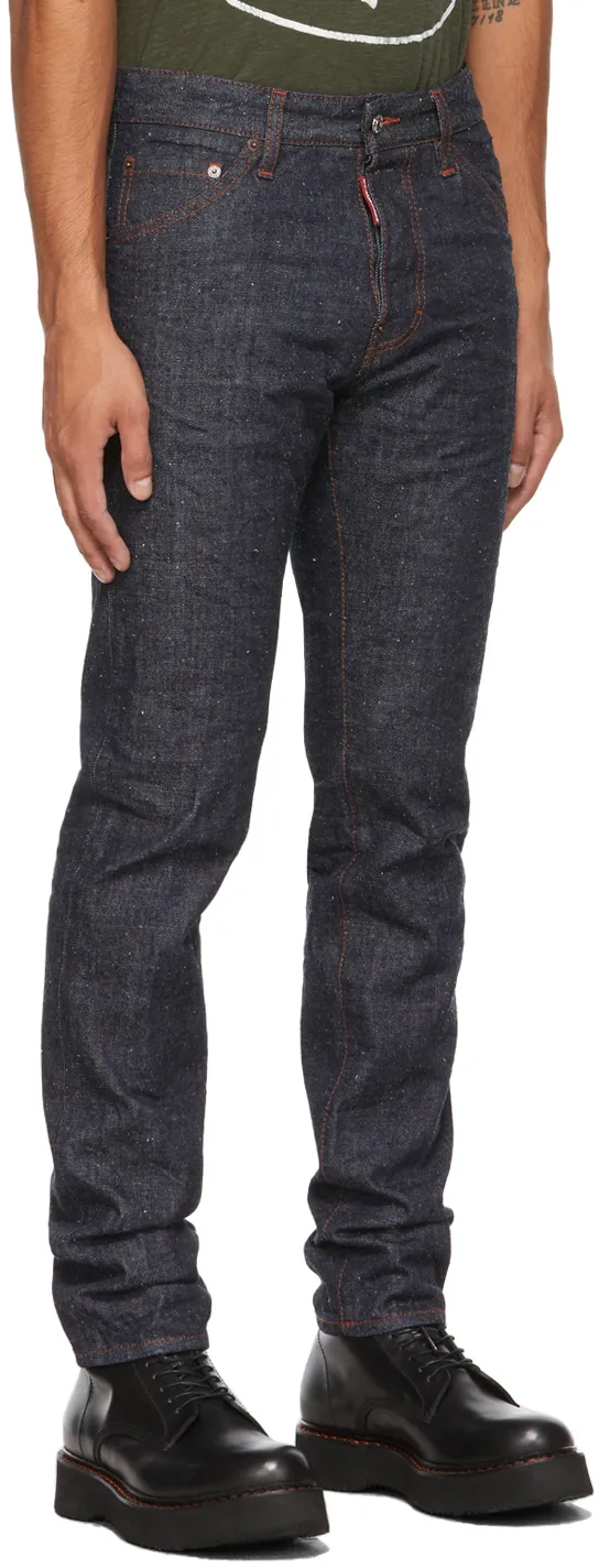 Cool Guy Rear Logo Print Jeans