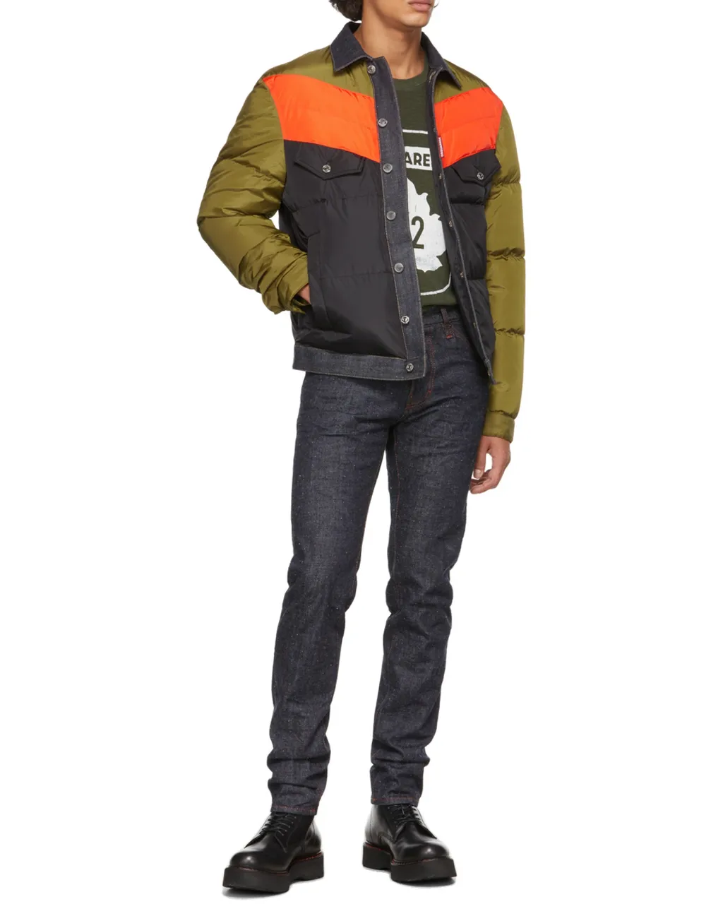 Cool Guy Rear Logo Print Jeans