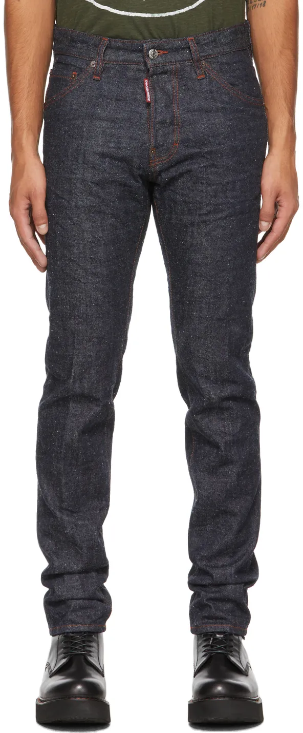 Cool Guy Rear Logo Print Jeans
