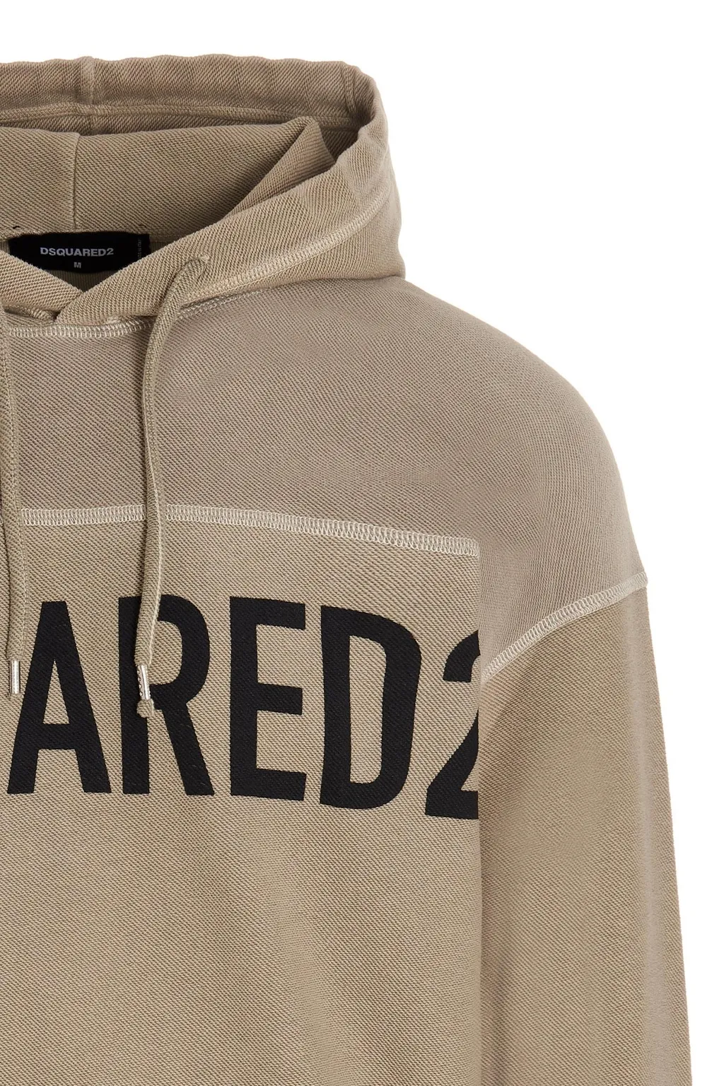 Logo Print Drawstring Hoodie