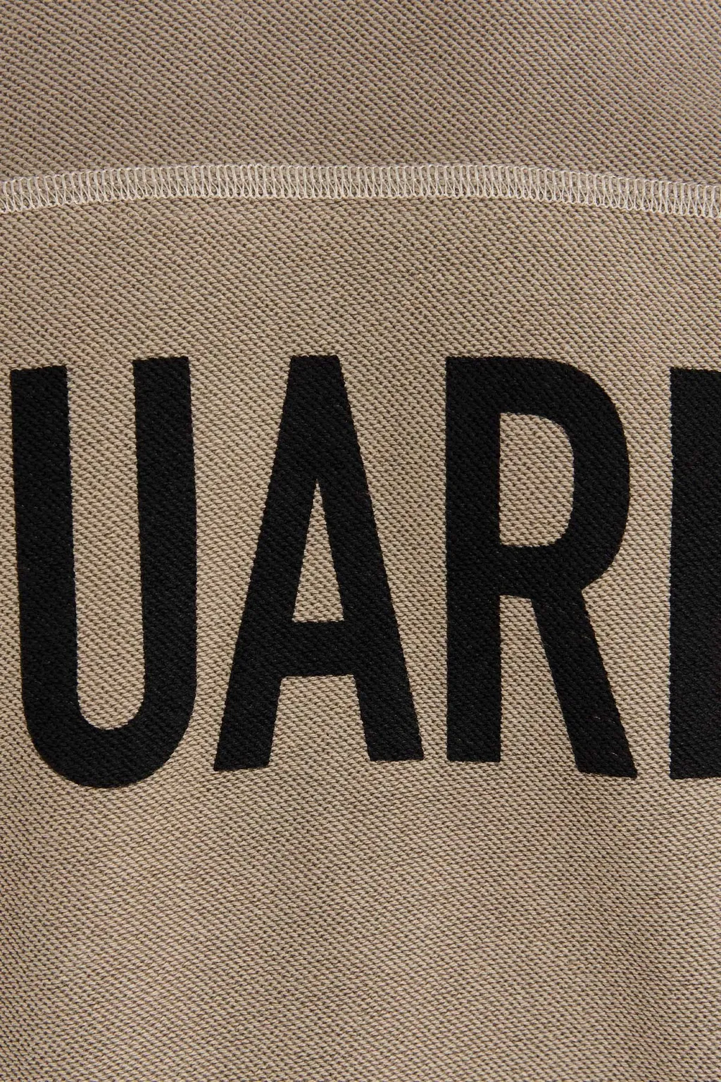 Logo Print Drawstring Hoodie
