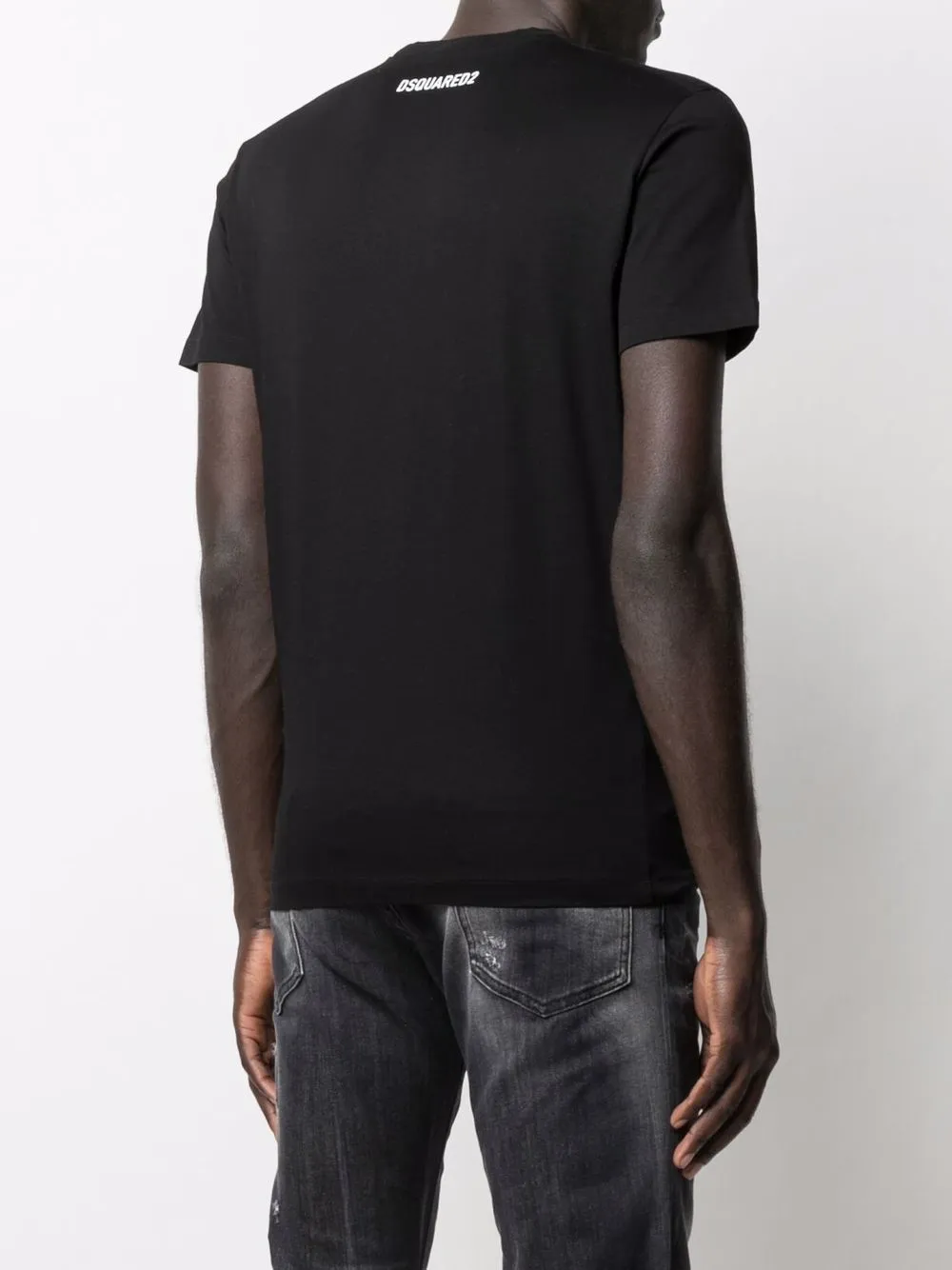 Slogan-Print Short-Sleeve T-Shirt