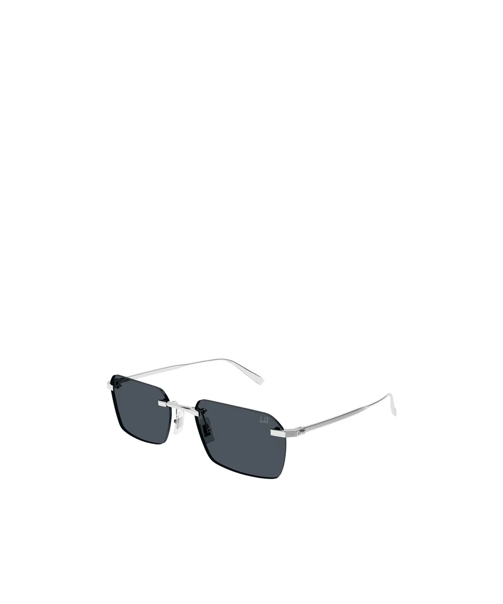 Rimless Rectangle-Frame Sunglasses