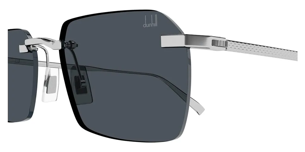 Rimless Rectangle-Frame Sunglasses