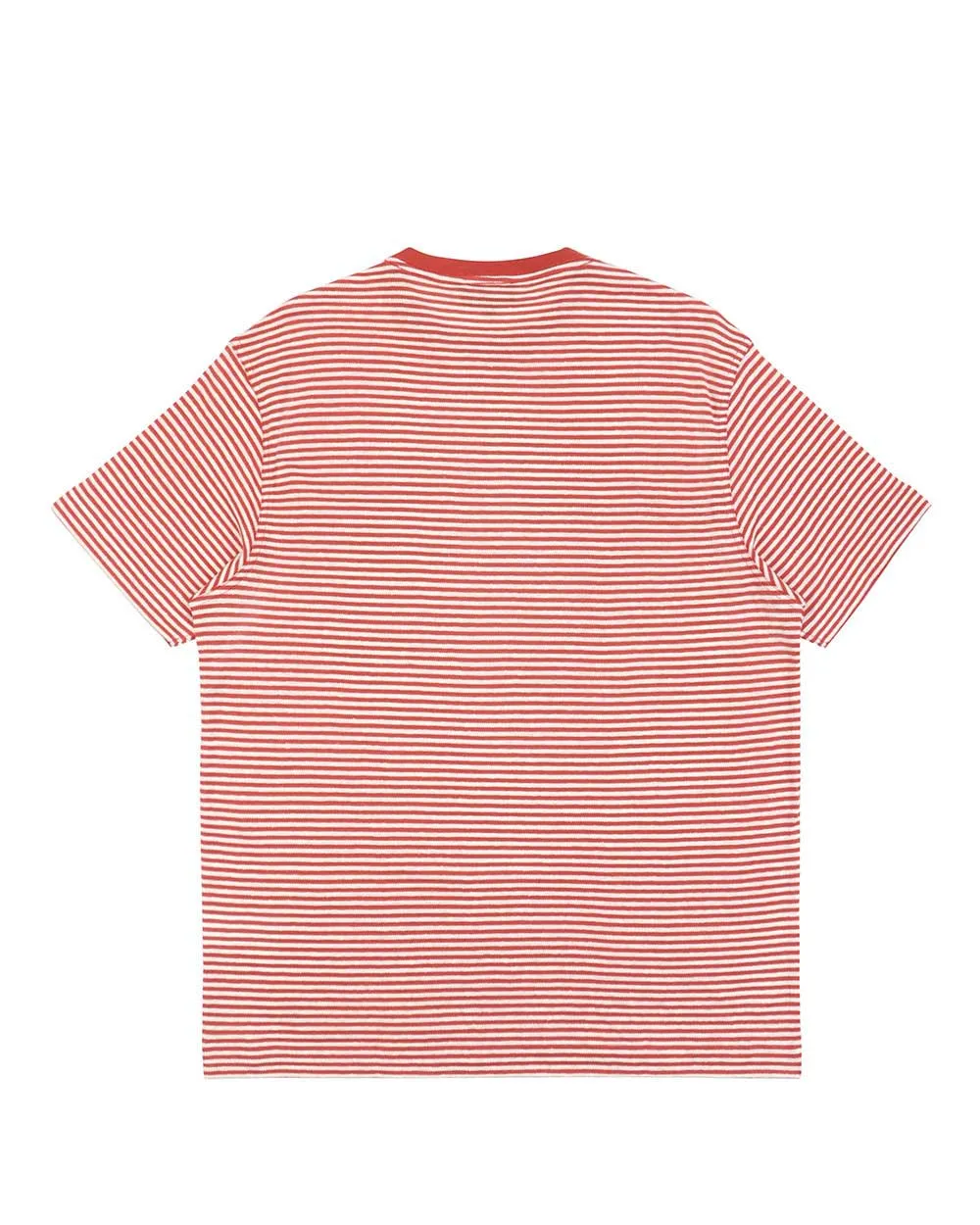 Round Collar Striped T-Shirt