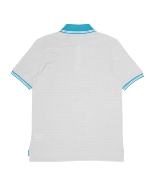Buckle Short-Sleeved Polo Shirt