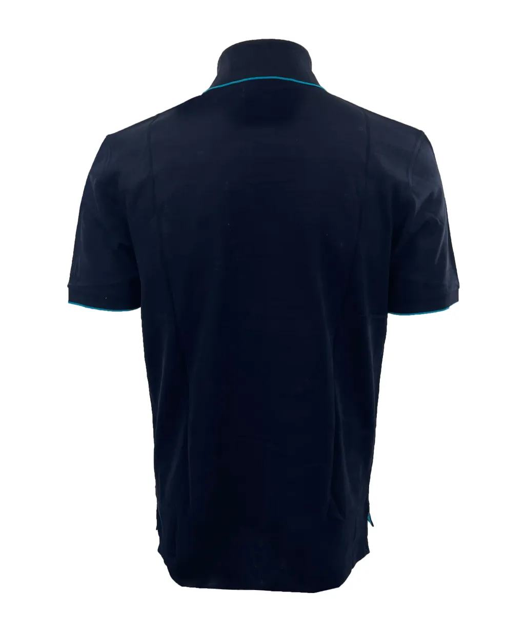 Buckle Short-Sleeved Polo Shirt