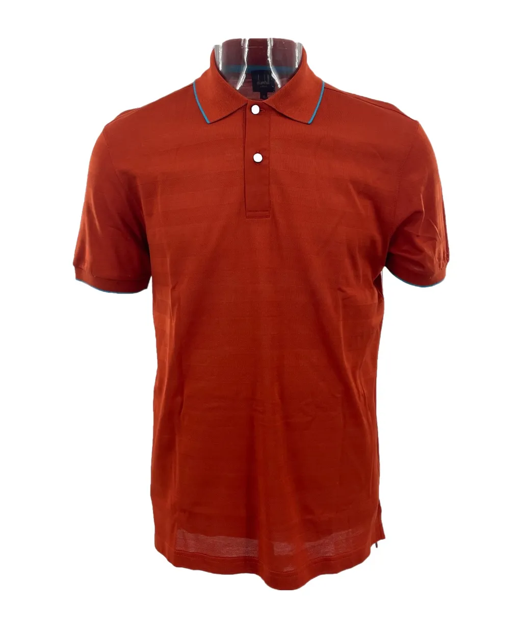 Striped Short-Sleeved Polo Shirt